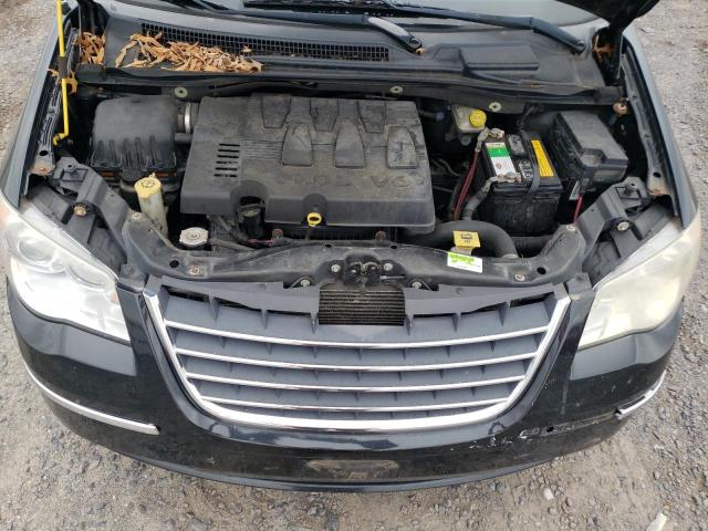 2A8HR64X78R133562 - 2008 CHRYSLER TOWN & COU LIMITED BLACK photo 11