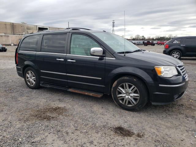 2A8HR64X78R133562 - 2008 CHRYSLER TOWN & COU LIMITED BLACK photo 4