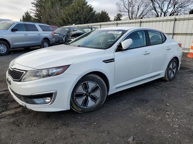 KNAGM4AD7D5060326 - 2013 KIA OPTIMA HYBRID WHITE photo 1