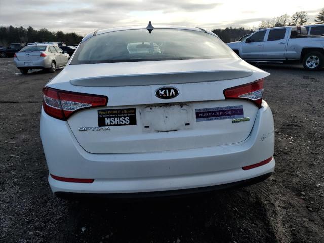 KNAGM4AD7D5060326 - 2013 KIA OPTIMA HYBRID WHITE photo 6