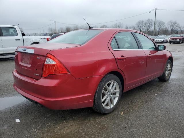 3FAHP0JG7BR226099 - 2011 FORD FUSION SEL RED photo 3