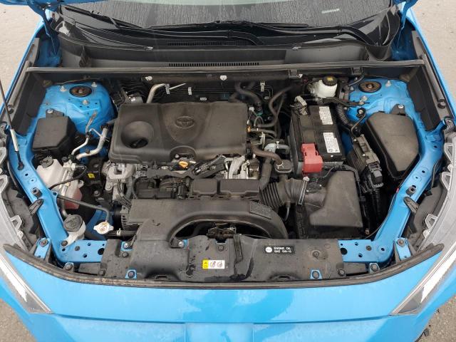 2T3P1RFV6MW155494 - 2021 TOYOTA RAV4 XLE BLUE photo 12