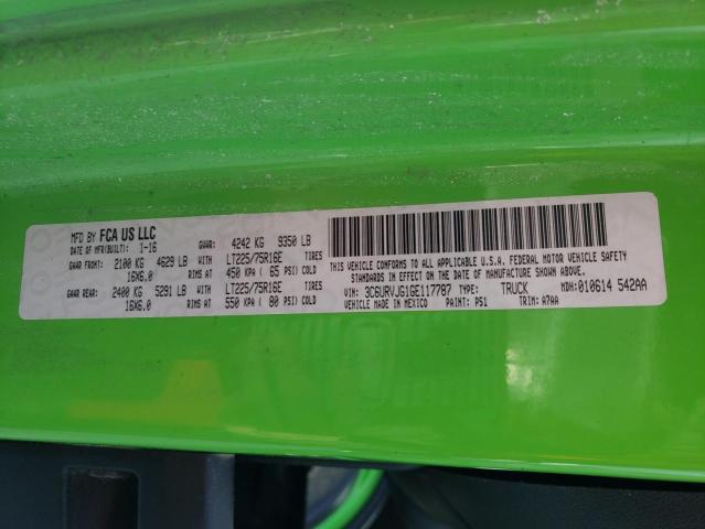 3C6URVJG1GE117787 - 2016 RAM PROMASTER 3500 HIGH მწვანე ფოტო 13