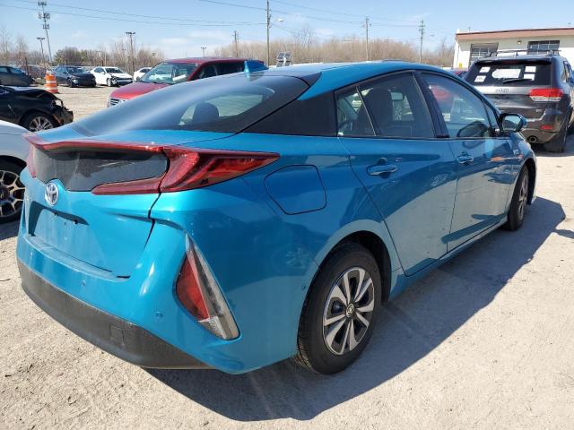 JTDKARFPXJ3072774 - 2018 TOYOTA PRIUS PRIM Blau Foto 3