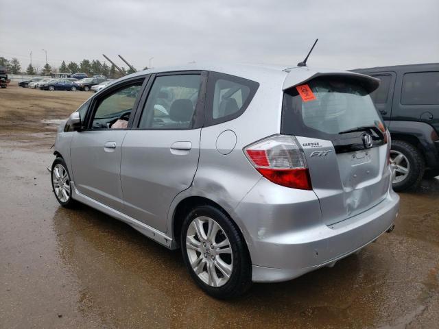 JHMGE8H65BC006626 - 2011 HONDA FIT SPORT SILVER photo 2