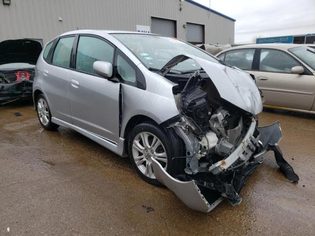 JHMGE8H65BC006626 - 2011 HONDA FIT SPORT SILVER photo 4