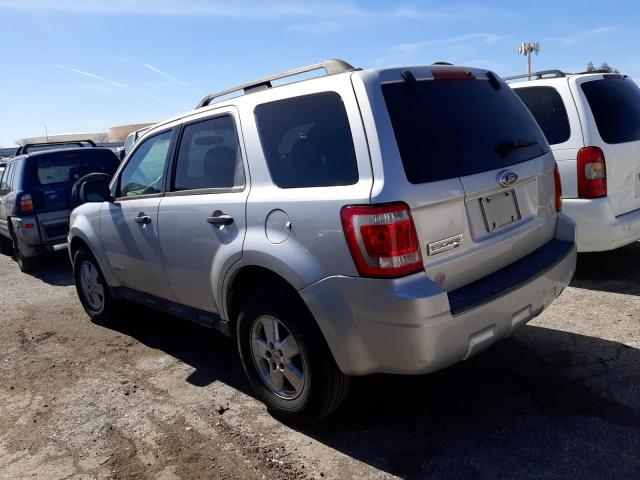 1FMCU03Z88KC72884 - 2008 FORD ESCAPE XLT SILVER photo 2