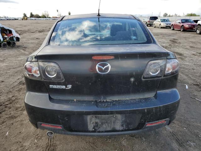 JM1BK32G981115376 - 2008 MAZDA MAZDA3 I BLACK photo 6