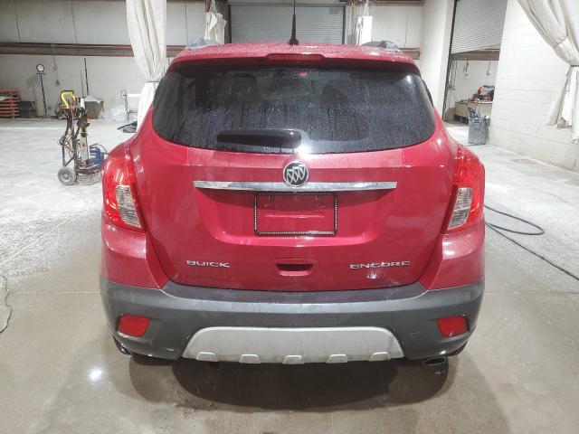 KL4CJCSB0EB660393 - 2014 BUICK ENCORE RED photo 6