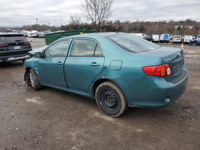 2T1BU4EE2AC520619 - 2010 TOYOTA COROLLA BASE TEAL photo 2