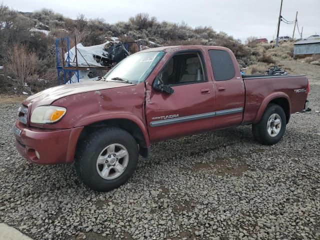 5TBBT44125S460154 - 2005 TOYOTA TUNDRA ACCESS CAB SR5 RED photo 1