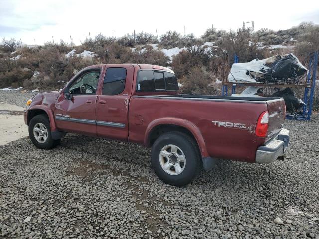 5TBBT44125S460154 - 2005 TOYOTA TUNDRA ACCESS CAB SR5 RED photo 2