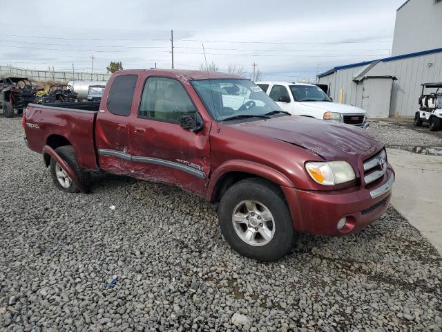 5TBBT44125S460154 - 2005 TOYOTA TUNDRA ACCESS CAB SR5 RED photo 4