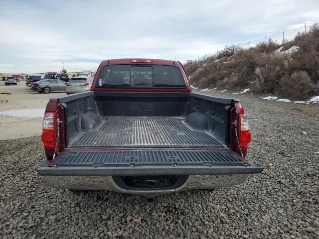 5TBBT44125S460154 - 2005 TOYOTA TUNDRA ACCESS CAB SR5 RED photo 6