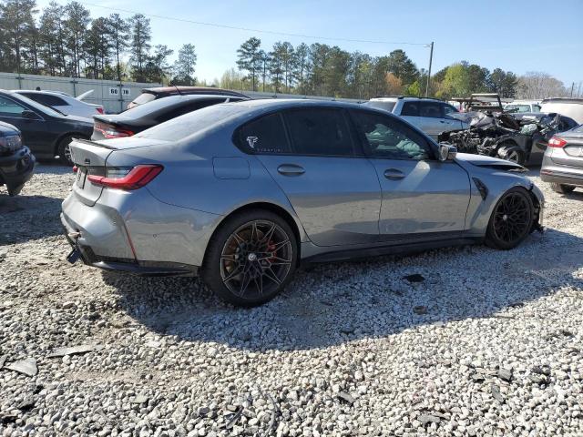 WBS43AY03PFN89791 - 2023 BMW M3 COMPETITION GRAY photo 3
