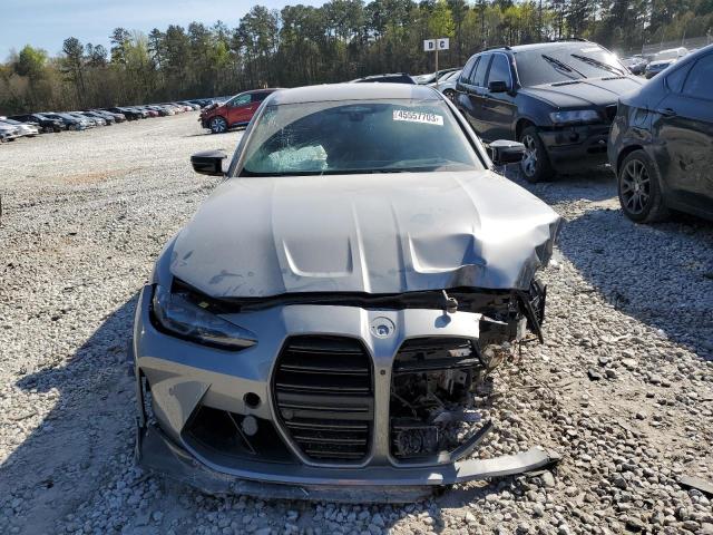 WBS43AY03PFN89791 - 2023 BMW M3 COMPETITION ნაცრისფერი ფოტო 5