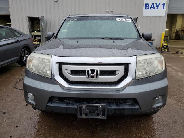 5FNYF4H56BB051922 - 2011 HONDA PILOT EXL GRAY photo 5