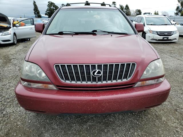 JT6HF10U0X0061487 - 1999 LEXUS RX 300 BURGUNDY photo 5