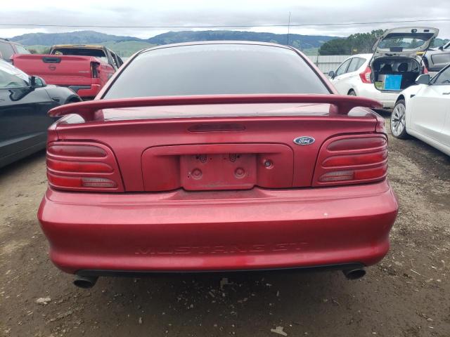 1FALP42T5SF124858 - 1995 FORD MUSTANG GT RED photo 6