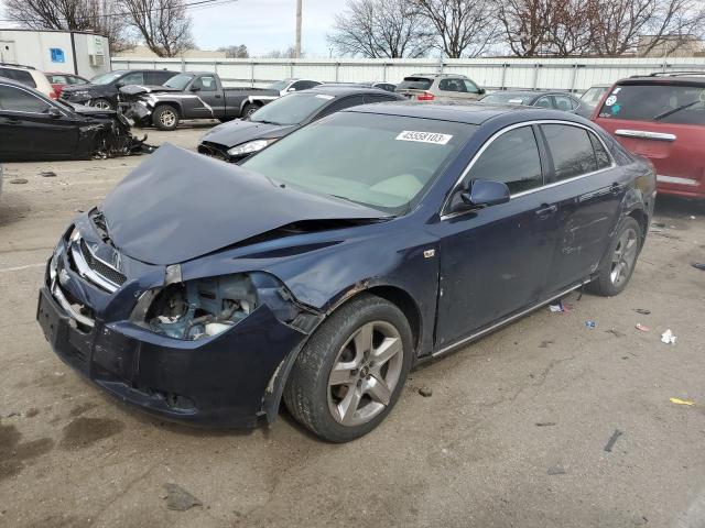 1G1ZH57B584213124 - 2008 CHEVROLET MALIBU 1LT BLUE photo 1