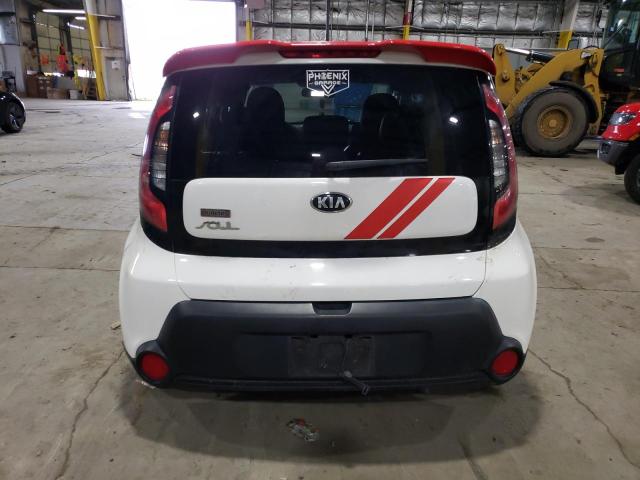 KNDJN2A2XF7215466 - 2015 KIA SOUL WHITE photo 6