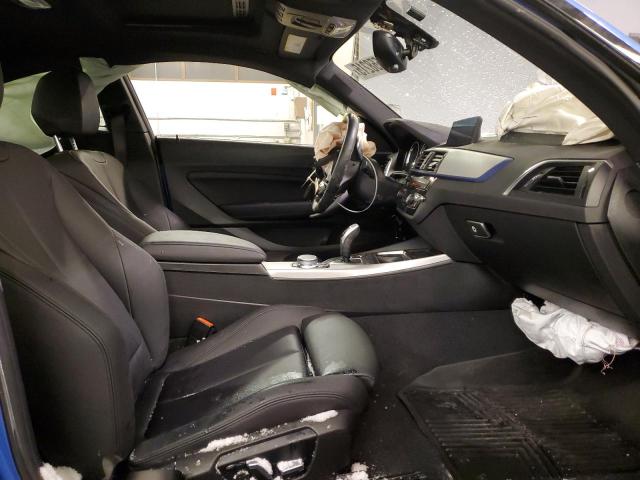 WBA2J7C07M7J59957 - 2021 BMW M240XI BLUE photo 10