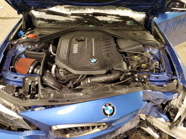 WBA2J7C07M7J59957 - 2021 BMW M240XI BLUE photo 11