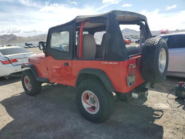 1J4FY19P1PP245667 - 1993 JEEP WRANGLER S RED photo 2