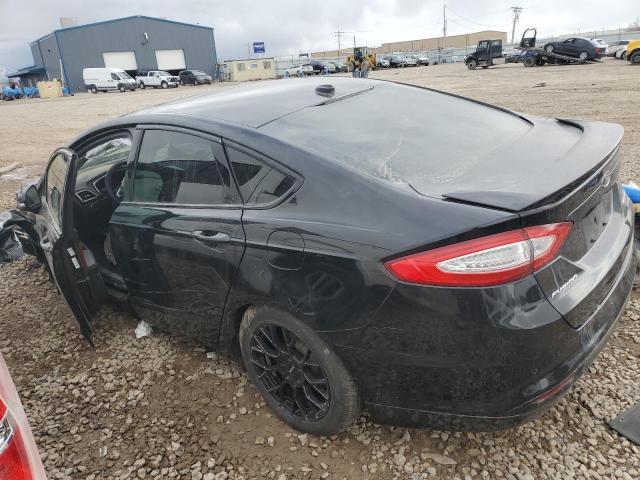 3FA6P0RU8FR245252 - 2015 FORD FUSION TITANIUM HEV BLACK photo 2