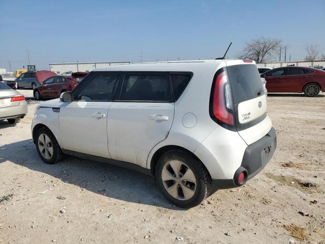 KNDJN2A28G7378375 - 2016 KIA SOUL WHITE photo 2