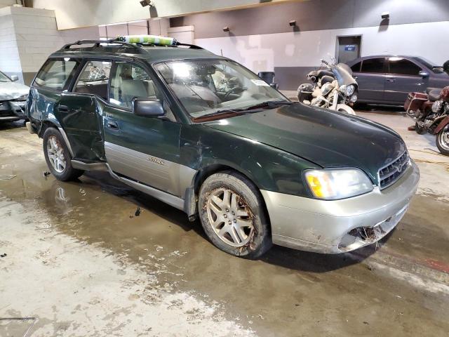 4S3BH675127614720 - 2002 SUBARU LEGACY OUTBACK AWP GREEN photo 4