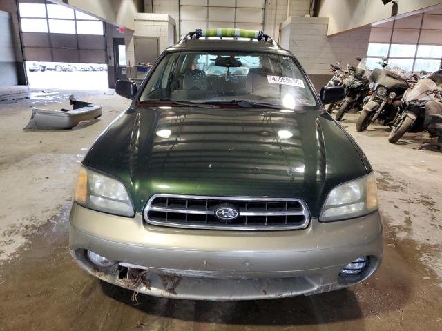 4S3BH675127614720 - 2002 SUBARU LEGACY OUTBACK AWP GREEN photo 5