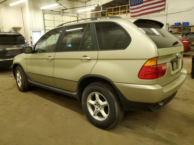 5UXFA53592LP36351 - 2002 BMW X5 3.0I GOLD photo 2