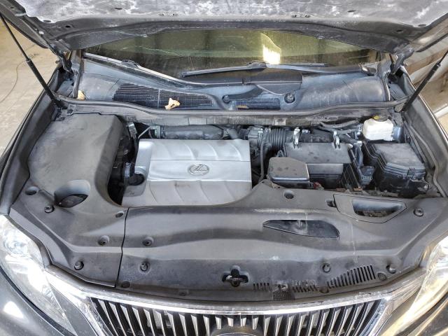 2T2BK1BA7AC008663 - 2010 LEXUS RX 350 GRAY photo 12