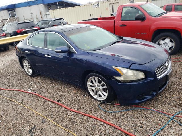 1N4AA51E89C842823 - 2009 NISSAN MAXIMA S BLUE photo 4