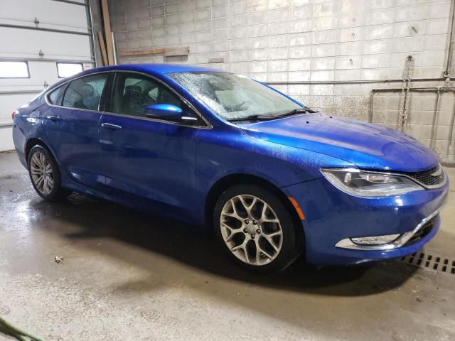 1C3CCCEG8FN523858 - 2015 CHRYSLER 200 C BLUE photo 4