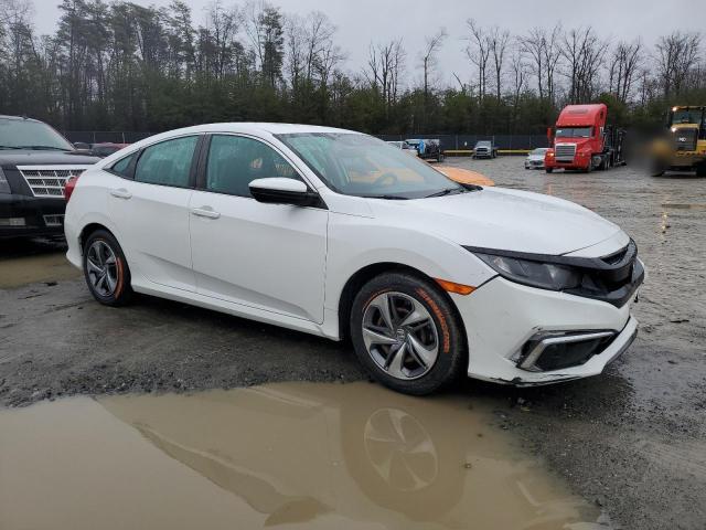 2HGFC2F66KH543085 - 2019 HONDA CIVIC LX WHITE photo 4