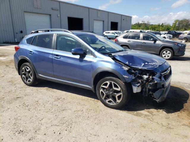 JF2GTAMCXK8249587 - 2019 SUBARU CROSSTREK LIMITED BLUE photo 4