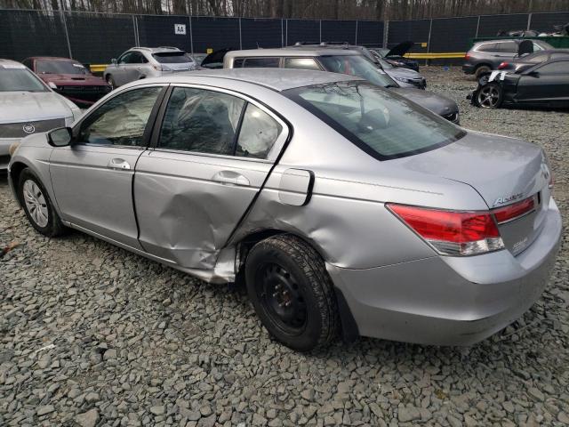 1HGCP2F37CA072948 - 2012 HONDA ACCORD LX SILVER photo 2