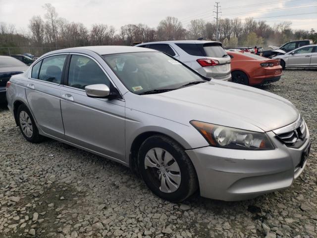 1HGCP2F37CA072948 - 2012 HONDA ACCORD LX SILVER photo 4