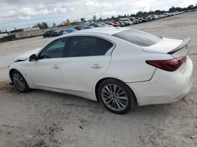 JN1EV7AP1KM515549 - 2019 INFINITI Q50 LUXE WHITE photo 2