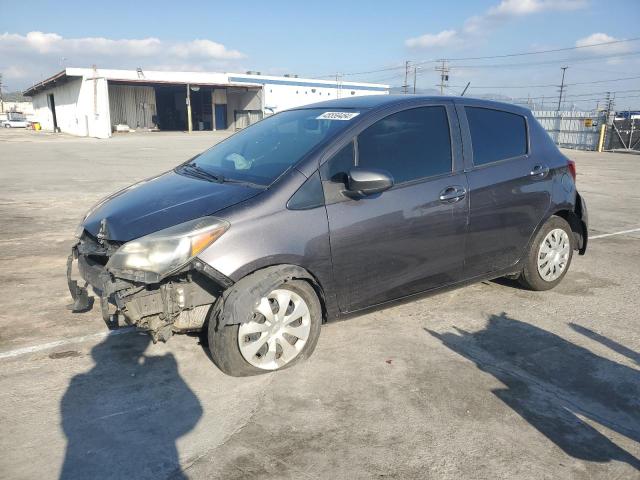 VNKKTUD37FA031932 - 2015 TOYOTA YARIS GRAY photo 1