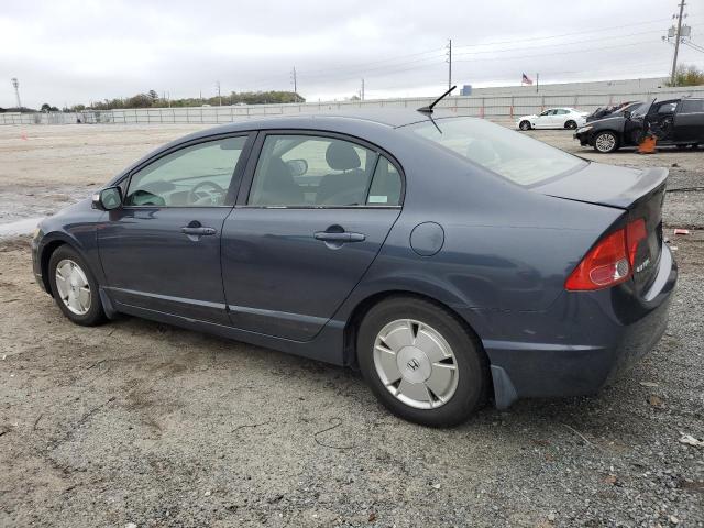 JHMFA362X6S009947 - 2006 HONDA CIVIC HYBRID BLUE photo 2