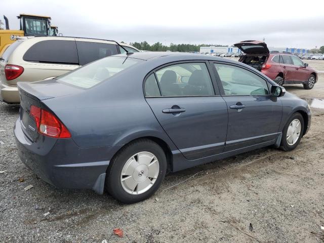 JHMFA362X6S009947 - 2006 HONDA CIVIC HYBRID BLUE photo 3