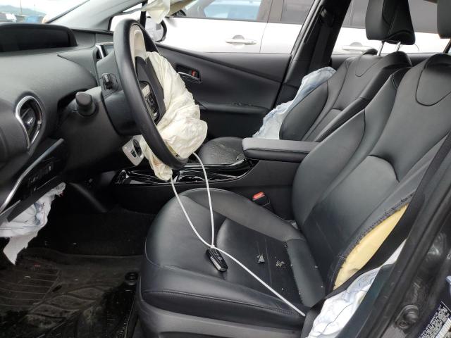 JTDKARFPXH3066077 - 2017 TOYOTA PRIUS PRIM ნაცრისფერი ფოტო 7