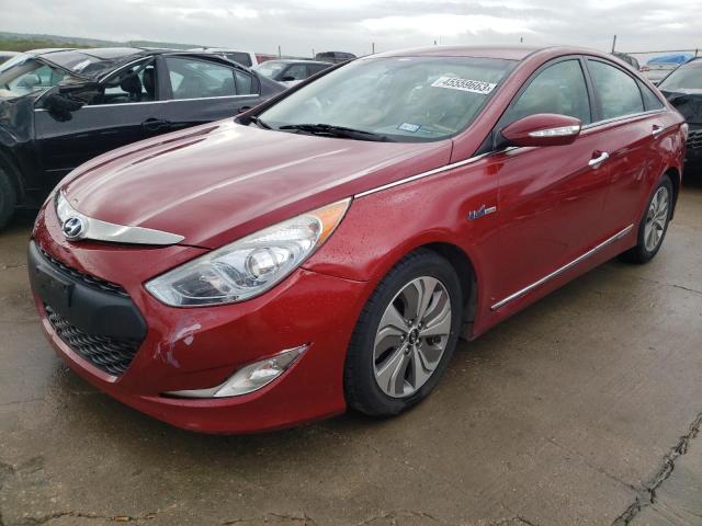 KMHEC4A49DA090248 - 2013 HYUNDAI SONATA HYBRID BURGUNDY photo 1