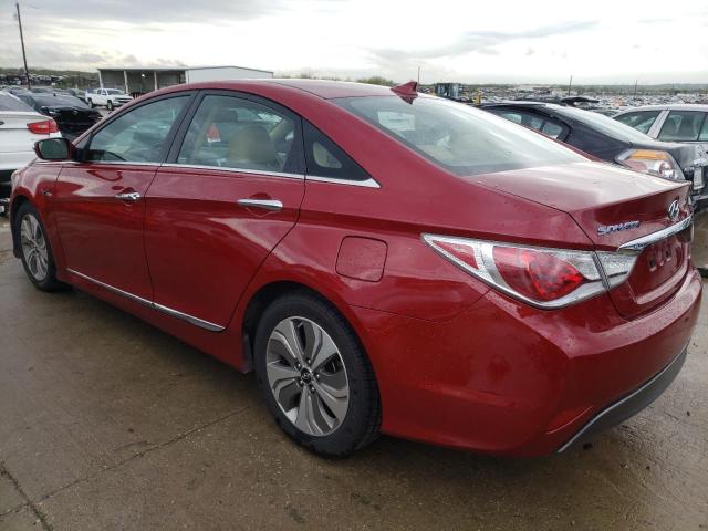 KMHEC4A49DA090248 - 2013 HYUNDAI SONATA HYBRID BURGUNDY photo 2