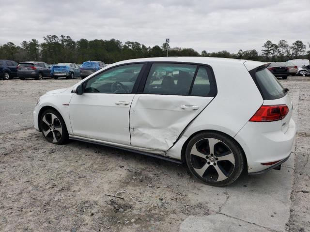 3VW4T7AUXFM098475 - 2015 VOLKSWAGEN GTI WHITE photo 2