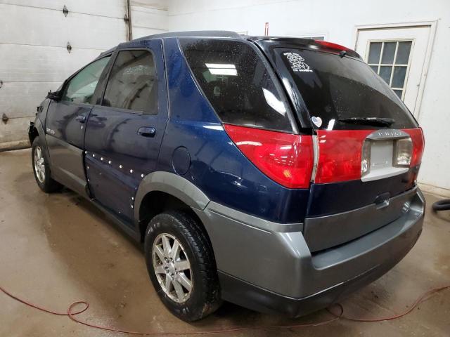 3G5DA03E62S609103 - 2002 BUICK RENDEZVOUS CX BLUE photo 2