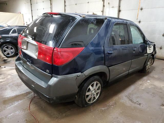 3G5DA03E62S609103 - 2002 BUICK RENDEZVOUS CX BLUE photo 3